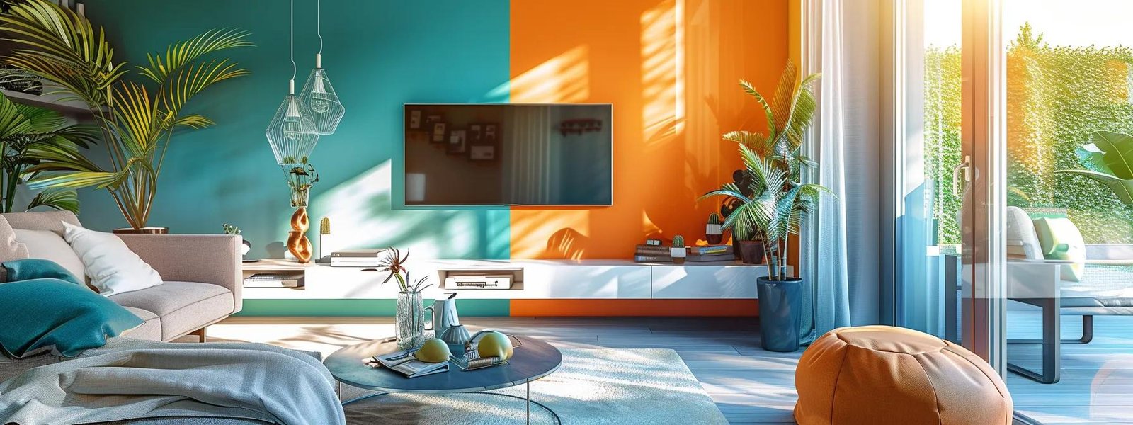 a meticulously organized modern home interior showcases freshly painted walls in vibrant shades, complemented by sleek furniture and carefully placed decor, emphasizing the importance of post-painting care and maintenance. a meticulously organized modern home interior showcases freshly painted walls in vibrant shades, complemented by sleek furniture and carefully placed decor, emphasizing the importance of post-painting care and maintenance.