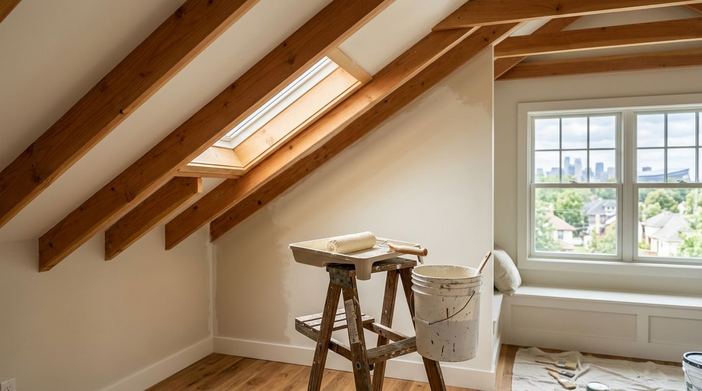Finished Attic Painting Cost in Minneapolis, 2026