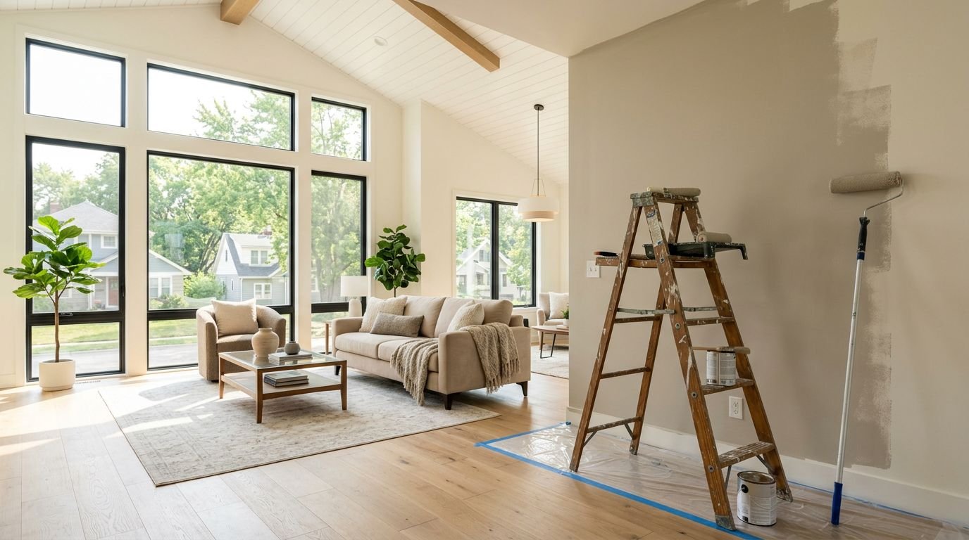 How Ceiling Height Changes Interior Painting Cost in Minneapolis